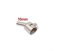 45 Degree Curved Angle Stainless Steel Hot Air Nozzle for 850 Series Rework Station - CPU Horizontal Heating Soldering Tip, 3mm to 10mm Inner Diameter(10mm)