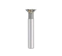 45 Degree Dovetail Cutter 12-45mm Tungsten Carbide Straight Shank Slot End Mill(40X45degX20X4T)