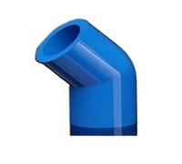 45 Degree Elbow PVC Tube Joint Pipe Fitting Garden Adapter Water Connector for Aquarium Fish Tank with 16mm - 200mm ID Sizes(Blu,200 x 325mm 1PC)