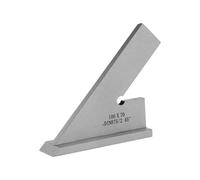 45 Degree Flat Edge Square Ruler for Carpentry Measurment Try Square Carpenter Tools Woodworking Metal Angle Ruler Set (100x70mm,with Seat)
