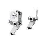 45 Degree Offset BUIS Backup Iron Sight Set, D-Style Dual Aperture Rapid Transition, Fits Picatinny & Weaver Rail Mount