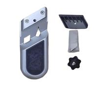 45 Degree Plasterboard Chamfering Aluminum Alloy Planer, Plasterboard V Chamfer, Manual Plasterboards Fast Cutter, Efficient Gypsum Board Angle Planer for Woodworkers (Black)