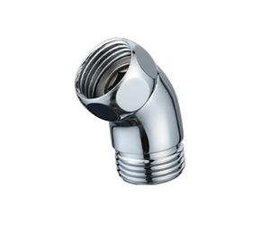45 Degree Shower Head Elbow Adapter Stainless Steel Construction Chromes Finish for Handheld Showers Shower Elbow Adapter