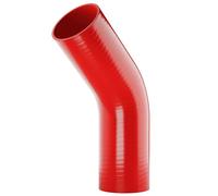 45 degree Silicone Turbo and Coolant Reinforced Hose Elbow ID: 48mm - Red