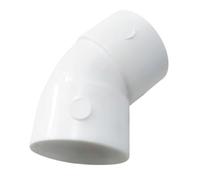 45 Degree Solvent Weld Waste Obtuse Bend-40mm White (Pack of 5)
