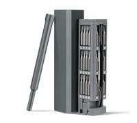 45-in-1 Magnetic Mini Screwdriver Set in Pop-Up Aluminum Case for Precision Electronics and Watch Repair