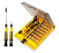 45 in 1 Mini Screwdriver Set, VCOO Torx Bit Tools Set, Small Precision Screwdriver Kit with Tweezers & Extension Shaft for Repair or Maintenance