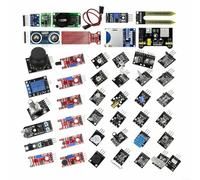 45-in-1 Sensor Module Kit for Arduino for Raspberry Pi, Upgraded Electronics Starter Set with 45 Sensors for Smart Car, Robot, DIY Projects, Compatible with 2560
