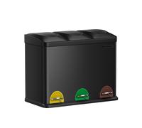45 Litre Recycling Bin, Black
