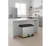 45 Litre Recycling Bin, White