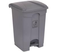 45 Litre Square Plastic Pedal Bin - Convenient Hands-Free Waste Disposal Solution