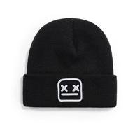 45°LOOKUP CEED and Winter Beanie Hats for Warm and Warm Without James Hats, Beanies, Hip-hop Embroidery, Knitted Hats for Men and Women, Couples Black, Black, One size