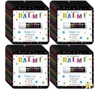 45 Pack Back to School Appreciation Gifts Lip Balm Bulk Teacher Thank You Gifts End of Year Employee Staff Team Volunteer Pastor Appreciation Party Favor for Women Men Coworker Club You're the Balm