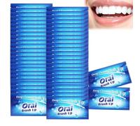 45-Pack Disposable Finger Toothbrushes, Fast Stain Removal & Teeth Whitening Wipes, Soft Gentle Dental Cleaning Tools for All Teeth Types, Portable Oral Care for Adults & Kids
