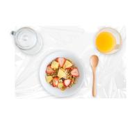 45-Pack Disposable Plastic Placemats - 24"x16" Rectangle, Waterproof, Durable & Easy to Clean for Dining Table, Home, Office, and Outdoor Use