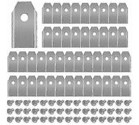 45-Pack Titanium Robotic Mower Blades | Compatible with Husqvarna Automower, Gardena & Yardforce Robotic Lawn Mowers