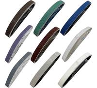 45 Pcs 1/2" x 12" Replacement Sharpening Belt Kit for Official Work Sharp Knife & Tool Sharpener (WSKTS & WSKTS-KT/Mk.1 & Mk.2) - 80/120/240/400/600/8001000/2500/5000 Grits