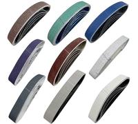 45 Pcs 3/4" x 12" Replacement Sanding Belt Kit for Work Sharp Knife & Tool Sharpener Ken Onion Edition (WSKTS-KO), 80/120/240/400/600/800/1000/2500/5000 Grits