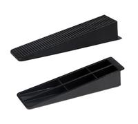 45 Pcs Fence Panel Wedges, Black Plastic Fence Panel Noise Stoppers, Stops Fence Panels Banging & Rattling in The Wind