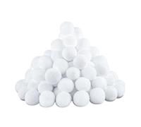 45 Pieces 5cm Christmas Fake Snowball Indoor Realistic Xmas Snowball Fight Game Fake White Elf Christmas Snowballs for Xmas Trees, Home Decoration, Children’s Indoor Snow Fights, Festive Countdown Fun