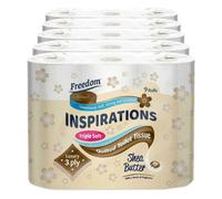 45 Rolls Freedom Inspirations Quilted Shea Butter 3 Ply Toilet Paper