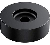 45 RPM Adapter for 7 Inch Vinyl Record, Manufactured From Aluminum For Stability and Durability, For All Turntables(Black)