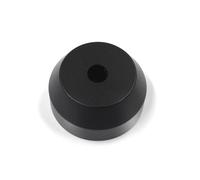 45 RPM Record Adapter for 7 Inch Vinyl Record Players Turntables 45 Adapter for Turntables Manufactured from Aluminum(Black) (elliptical)
