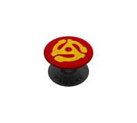45 RPM Record Adapter Vintage Turntable Yellow Rough PopSockets Adhesive PopGrip