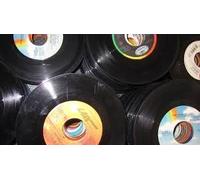 45 RPM Records. 25 Pack Lot of Various Music. No Sleeves. ALL PLAY GREAT.