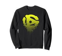 45 RPM Vinyl Adapter Sunset Ripple Fade Sweatshirt