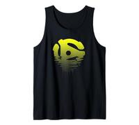 45 RPM Vinyl Adapter Sunset Ripple Fade Tank Top