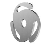 45 RPM Vinyl Record Adapter - Aluminium 45 Revolutions Per Minute Lightweight Use | Record Player Parts - For DJs, Cafés, Music Lovers, Enthusiasts and Indoor Use