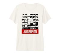 45 RPM Vinyl Record Lovers Crate Digging Graphic Premium T-Shirt