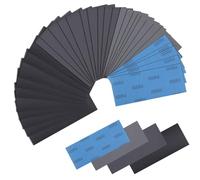 【45 Sheets 】Sand Paper Assorted 9x3.6 Inch Sandpaper 120 to 5000 Grits Assorted Grit Sandpape Wet and Dry Sandpaper for Cars Polishing Metals Walls Wood Furniture Sanding,