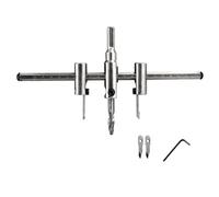 45# Steel Adjustable Hole Cutter Construction Hole Punching Tool 30 to 300mm for Wood Plasterboard DIYer Applications Adjustable Cutter Kit