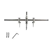 45# Steel Adjustable Hole Cutter Construction Hole Punching Tool 30 to 300mm for Wood Plasterboard DIYer Applications Quick Adjusting Cutter Tool