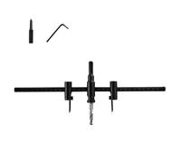 45# Steel Adjustable Hole Cutter Construction Hole Punching Tool 30 to 300mm for Wood Plasterboard DIYer Applications Quick Adjusting Cutter Tool