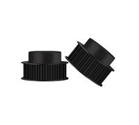 45 Steel HTD5M 30T Black Timing Pulley BF Type 30Teeth Synchronous Wheel For Belt Width 10/15/20/25mm Bore 5-30mm(Bore 6.35mm,1PCS_16MM)