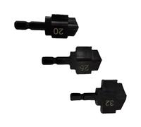 45 Steel Spigot Reamer for PPR Plastic Pipes Reaming Bit and Spigot Expander Drill Bit for Plumbers Deburring Tool for Industrial Manufacturing and Construction Applications