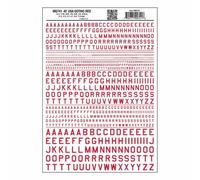 45 USA Gothic Red Dry transfer Woodland Scenics MG741