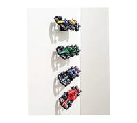45° Wall Mount for 2025 LEGO F1 Speed Champions - 3D Printed Display Bracket (Pack Of 10)