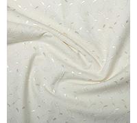 45" wide Broderie Anglaise Dress Fabric Cream - per metre