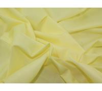 45" wide Polycotton Dress Fabric Lemon Yellow - per metre