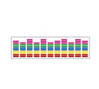 45 X 11cm Sound Music Activate Sensor, Sound Music Beat Activated Car Sticker Equalizer, 12V LED Music Rhythm Control Light Sound Activated(Multi-Color)