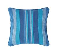 (45 x 45 cm, Blue) Morocco Striped Cotton Cushion Cover