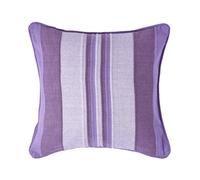 Cotton Striped Morocco Cushion Cover Homescapes Mauve 45cm x 45cm