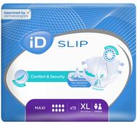 45 x iD Expert Slip Maxi |Extra Large |Unisex Incontinence Slips |3 Packs of 15
