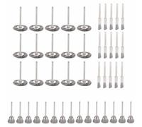 45 X Wire Cup Mix Brush Set Stainless Steel For Dremel Rotary Tool Accessories
