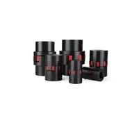 45 XL8 Plum Steel Star Elastic Coupling, GR65 high Torque Coupler, Size is D=135 L=185 D1 and D2 at 22-75MM for Choice(22x24mm)