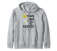 45 Years Ago I Was The Fastest Zip Hoodie
